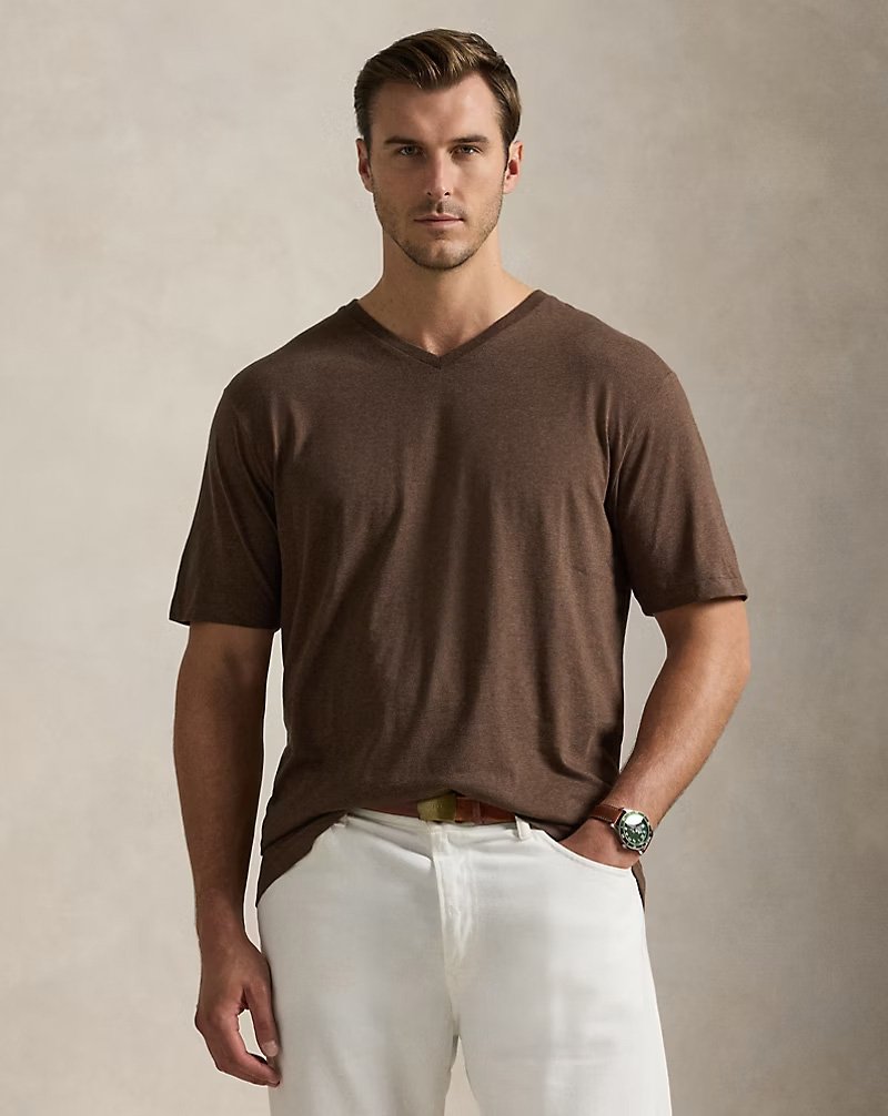 Customize v-neck shirts for start-up brands and established brands