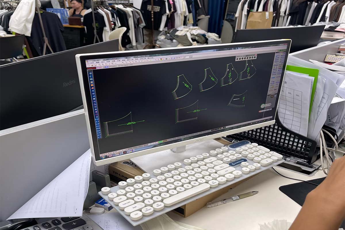 sample making process for custom clothing orders