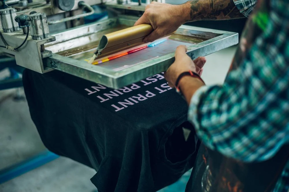 screen printing hoodie production