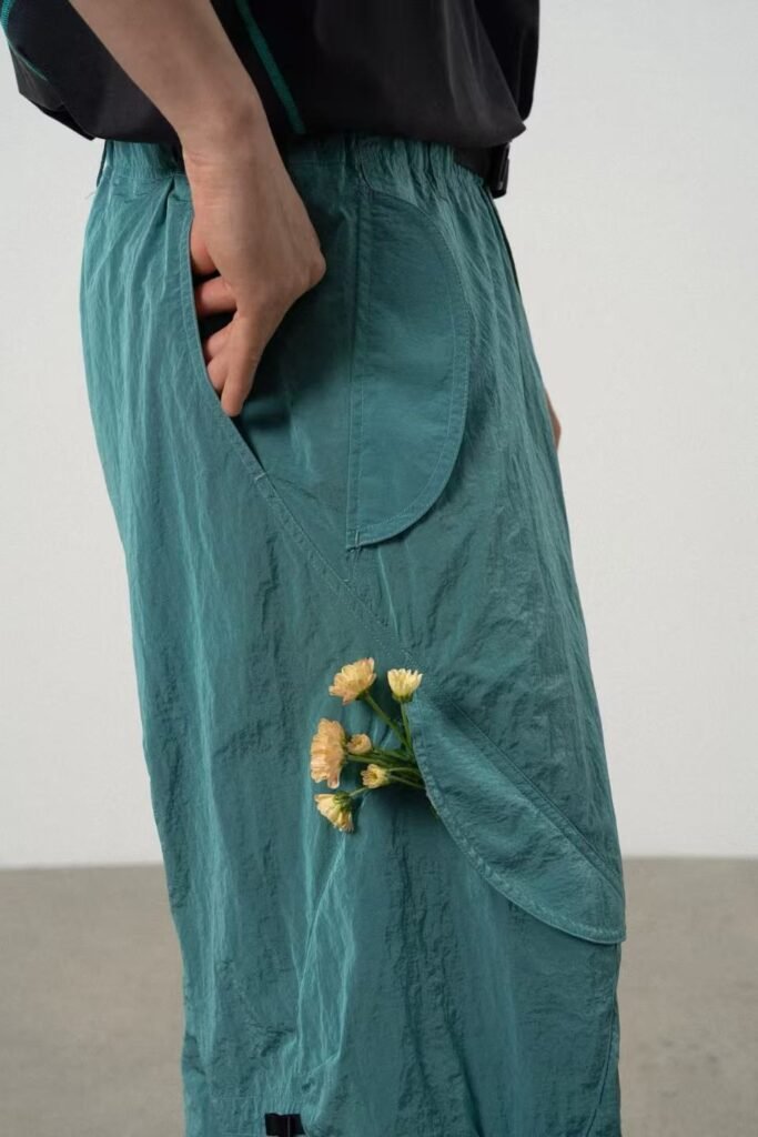 Pants made of nylon fabric