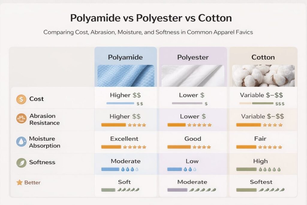 polyamide vs polyester vs cotton (1)