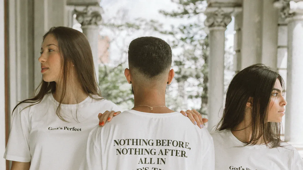 Customized T-shirt front and back