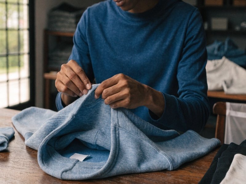 Judging the quality of a hoodie