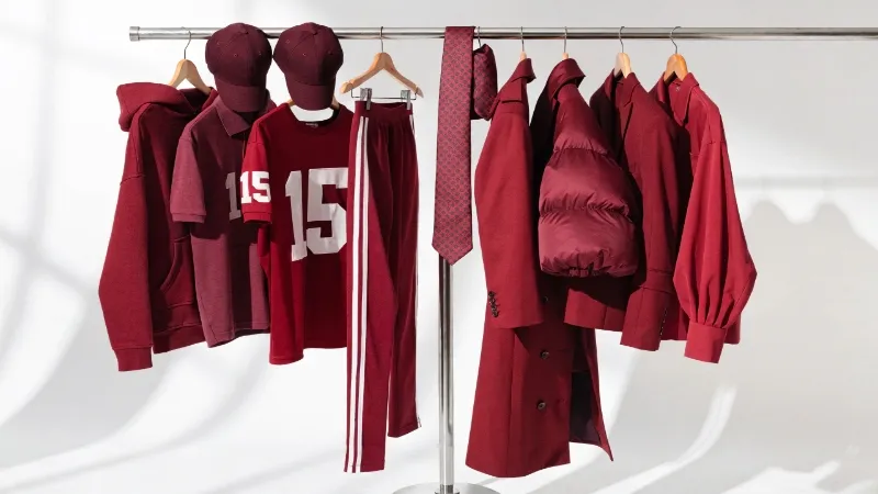 Product Development with Maroon and Burgundy