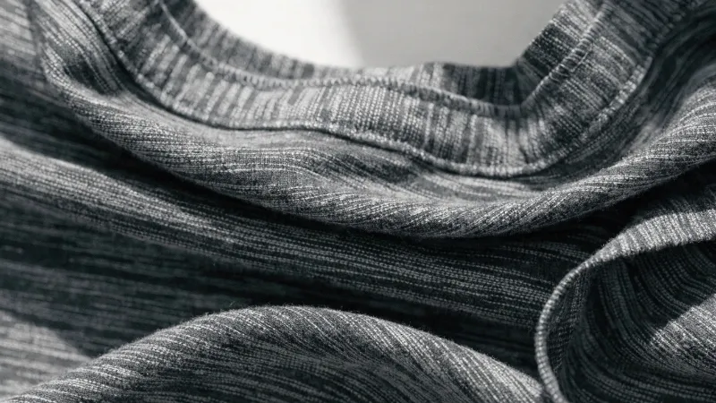 Soft Texture of a Tri-Blend T-Shirt