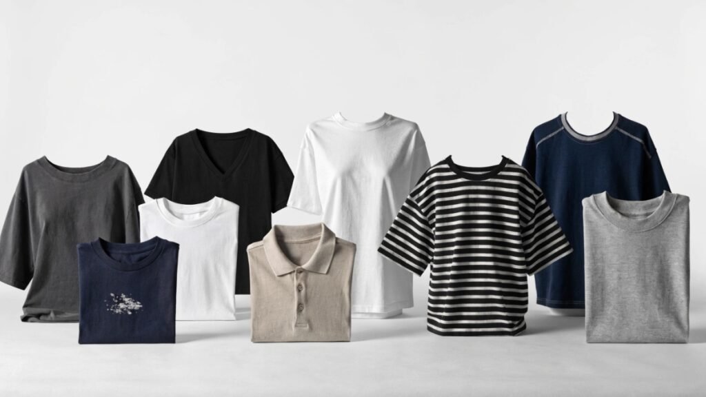 different types of tshirt