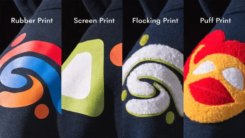 hoodie print methods