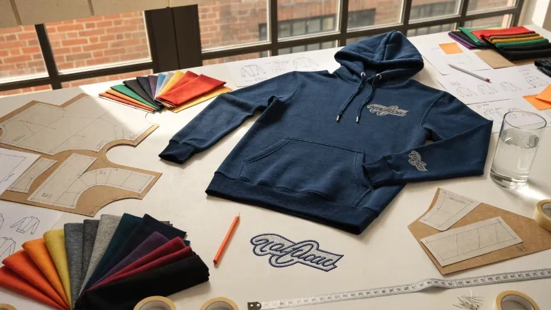 hoodie sample development