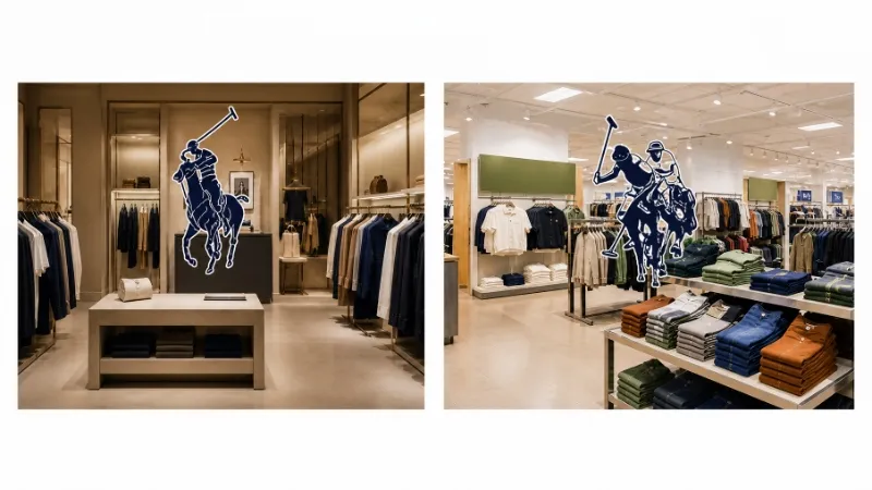 Clothing brand product positioning strategy premium vs value