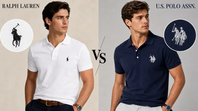US Polo Assn brand logo vs Ralph Lauren Polo logo