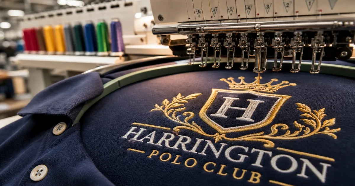 What is apparel embroidery