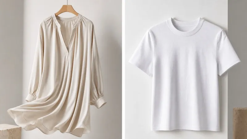 Viscose vs Cotton garment side by side comparison