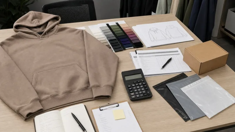 Weighted hoodie cost MOQ and production risk planning