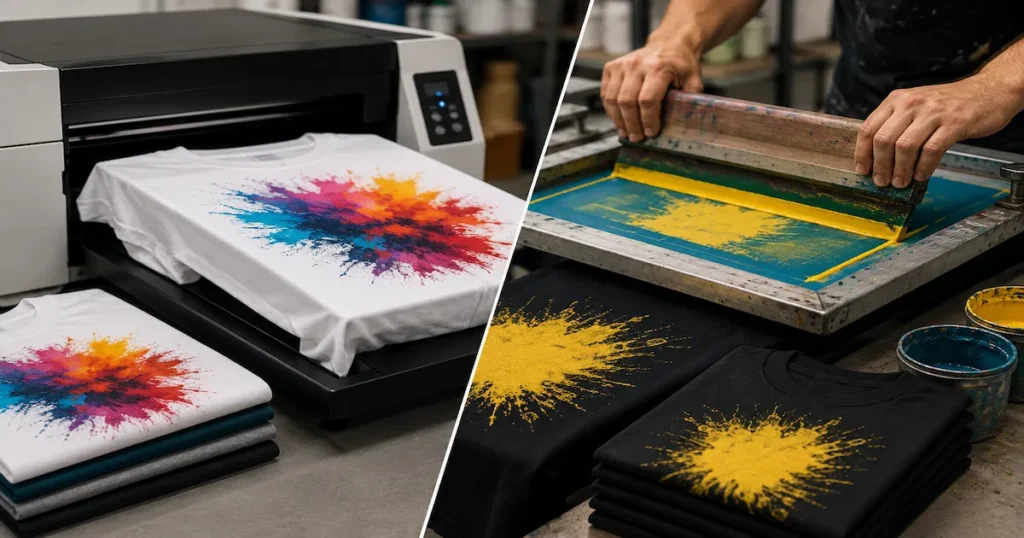 DTG vs Screen Printing