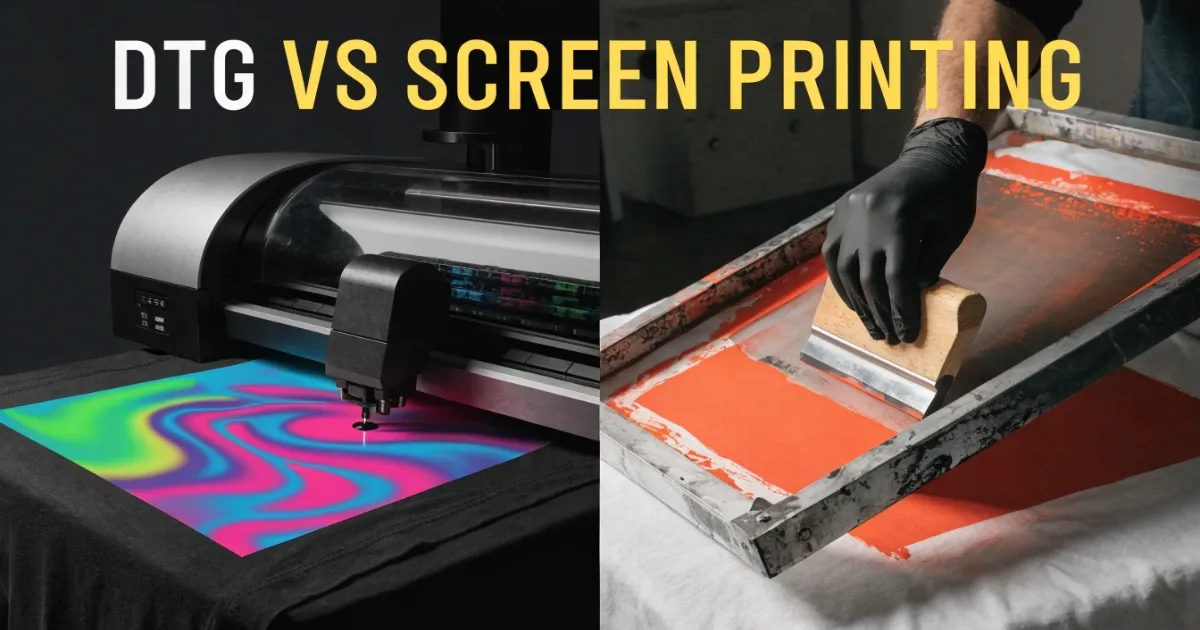 DTG vs Screen Printing Quality