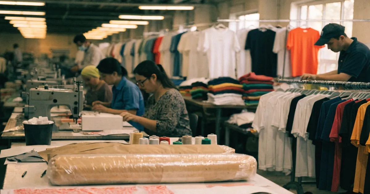 typical T-shirt production timeline