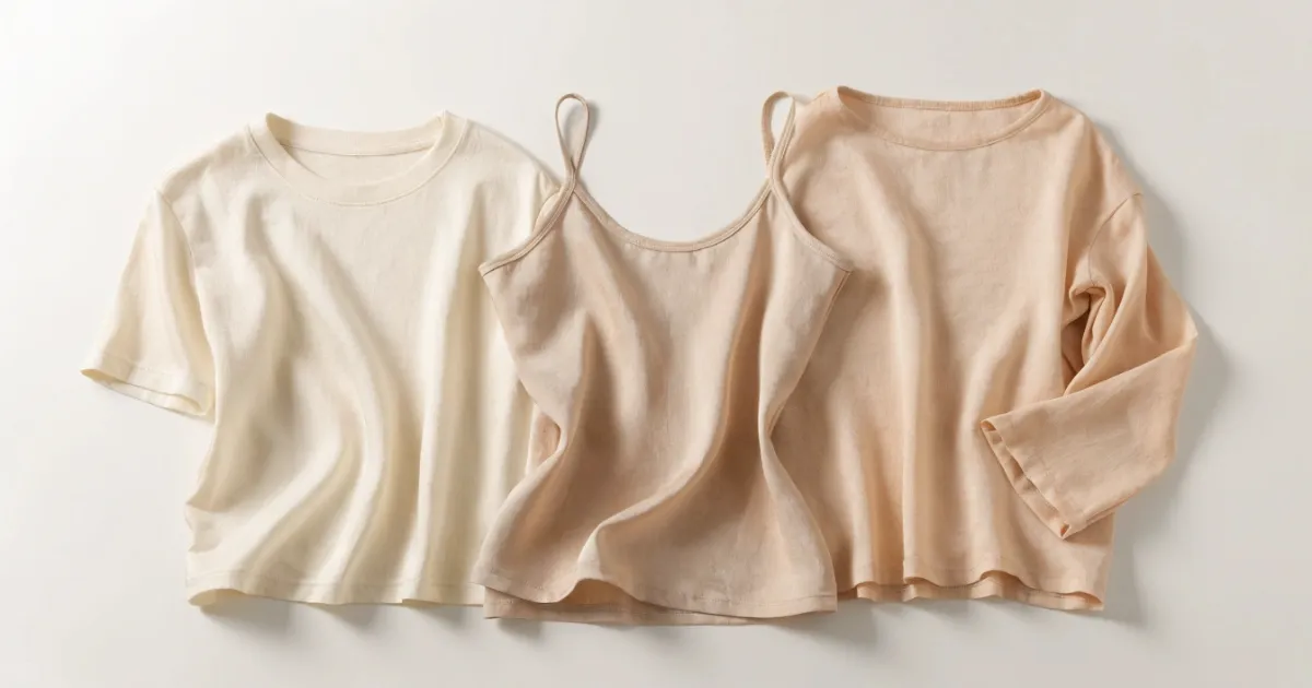 Is Lyocell Fabric Good for Clothing Lyocell garments laid flat showing soft drape and texture