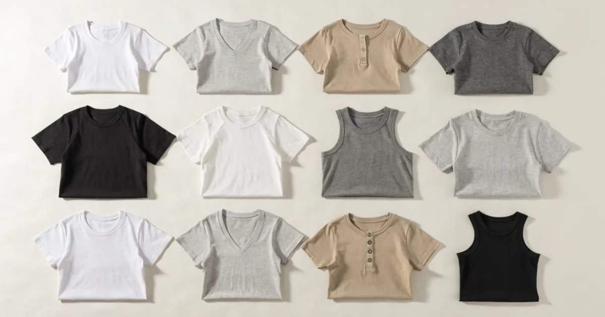 Various categories of T-shirts