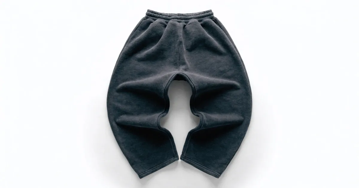 barrel sweatpants silhouette
