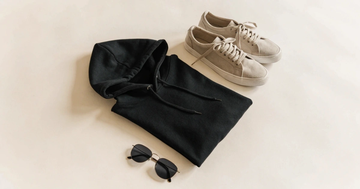 black hoodie styling