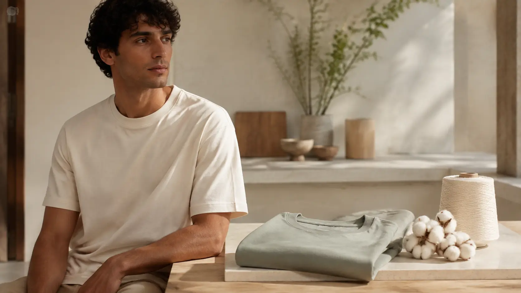 sustainable premium cotton T-shirt